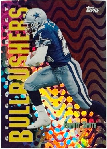 Emmitt Smith 1999 Topps Chrome Season's Best Bullrushers Card #SB5 (Dallas Cowboys)