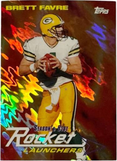 Brett Favre 1999 Topps Season's Best Rocket Launchers Card #SB7 (Green Bay Packers/HOF)