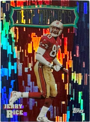 Jerry Rice 1999 Topps Season's Best Deep Threats Card #SB28 (San Francisco 49ers/HOF)