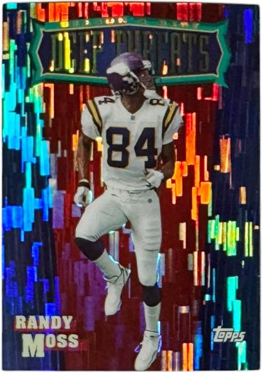 Randy Moss 1999 Topps Season's Best Deep Threats Card #SB13 (Minnesota Vikings/HOF)