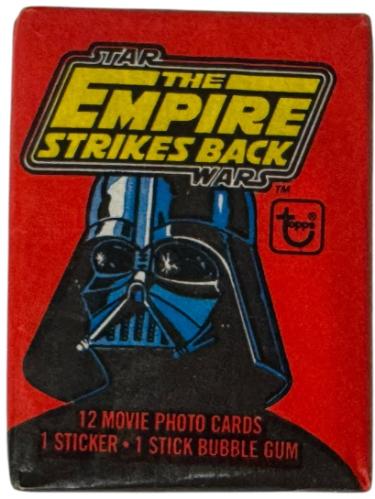 1980 Topps Star Wars Empire Strikes Back Sealed Wax Pack- 12 Cards- SERIES 1