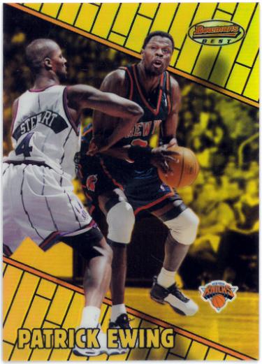 Patrick Ewing 1999-00 Bowman's Best Refractor Card #81- /400 (New York Knicks/HOF)