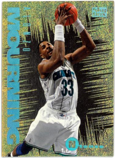 Alonzo Mourning 1994-95 Skybox Emotion Ntense Card #6 (Charlotte Hornets/HOF)