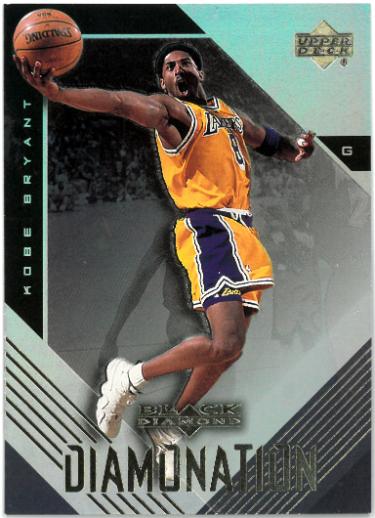 Kobe Bryant 1999-00 Upper Deck Black Diamond Diamonation Insert Card #D3 (Los Angeles Lakers/HOF)