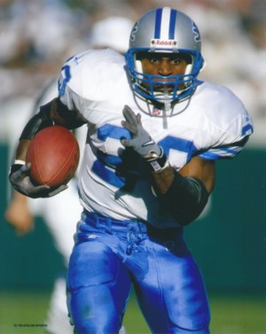 Barry Sanders Detroit Lions  NFL Football 8x10 Photo - Athlon Sports Exclusive Image