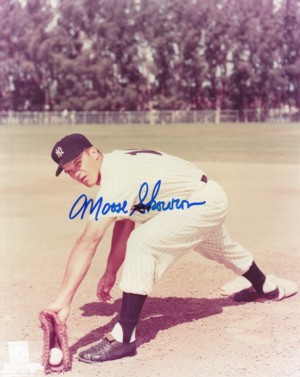 Bill "Moose" Skowron signed  New York Yankees 8x10 Photo (deceased)