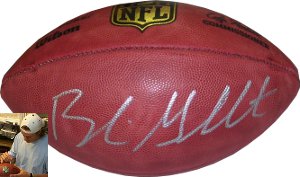 Blaine Gabbert signed Official Wilson NFL New Duke Leather Football (Tampa Bay Bucs)