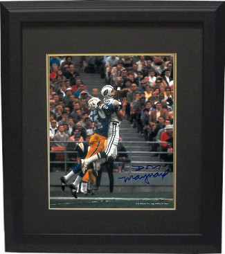 Don Maynard signed New York Jets 11x14 Photo Custom Framing
