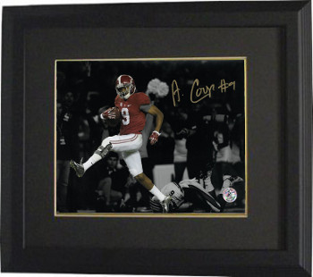Amari Cooper signed Alabama Crimson Tide 11X14 Photo Custom Framing #9 (horizontal spotlight run)