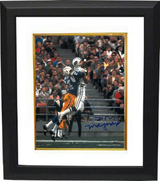 Don Maynard signed New York Jets 11x14 Photo Custom Framing