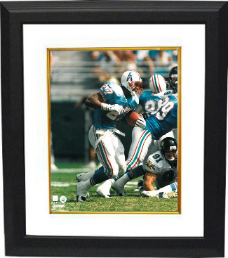 Eddie George Tennessee Oilers 8x10 Photo Custom Framing