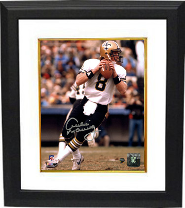 Archie Manning signed New Orleans Saints 16x20 Photo Custom Framing - Steiner Hologram