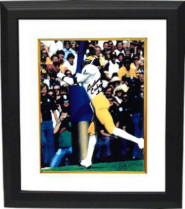 Anthony Carter signed Michigan Wolverines 8X10 Photo Custom Framing #1 (TD Catch)