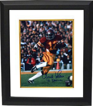 Charles White signed USC Trojans 8x10 Photo 79 Heisman Custom Framing