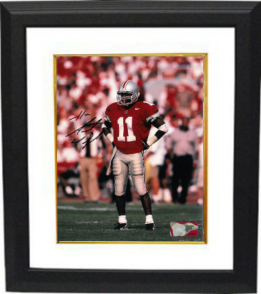 Antoine Winfield signed Ohio State Buckeyes 8x10 Photo Custom Framing #11 (front view)