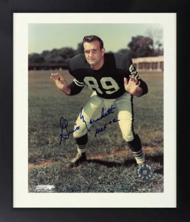 Gino Marchetti signed Baltimore Colts NFL Licensed 8x10 Photo w/ HOF 72 Custom Framing- COA (2X NFL Champ)