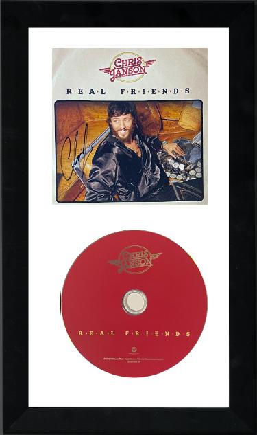 Chris Janson signed 2019 Real Friends Album CD w/ Cover Custom Framing- JSA #SS17752