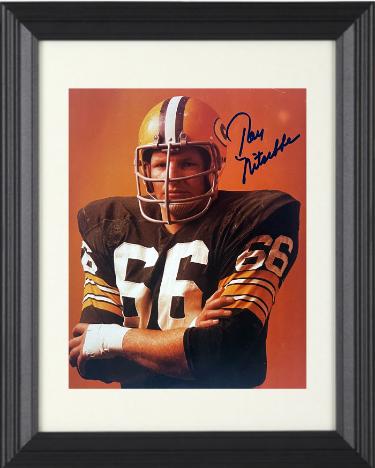 Ray Nitschke signed Green Bay Packers 8x10 Photo Custom Framing- Beckett Review/HOF