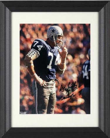 Bob Lilly signed Dallas Cowboys NFL Licensed 8x10 Photo #74 Custom Framing- CSA COA/Show Ticket