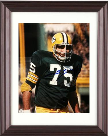 Forrest Gregg signed Green Bay Packers NFL 8x10 Photo minor dings Custom Framing- COA (HOF)