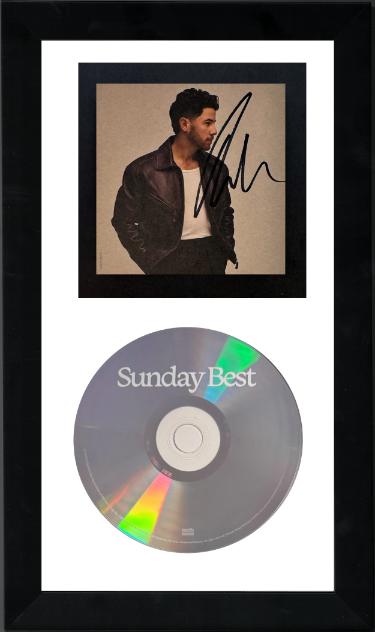 Nick Jonas signed 2026 Sunday Best 4x4 Photo Art Card with Album Cover Booklet & CD 6.5x12 Custom Framing- COA (Jonas Brothers)
