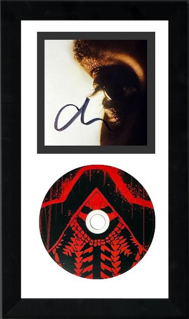 The Weeknd signed 2025 Hurry Up Tomorrow 3.75x3.75 Art Card Insert/ w/ Jean-Michel Basquiat Album Cover w/CD Custom Framing- COA