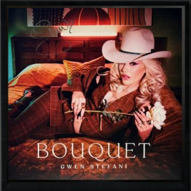 Gwen Stefani signed 2024 Bouquet 11.5x11.5 Art Card/Album Cover/LP/Vinyl/Record Custom Framing- COA