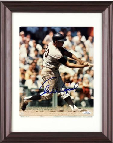 Orlando Cepeda signed Giants MLB Licensed 8x10 Photo Custom Framing- Sports World Collectibles COA/HOF