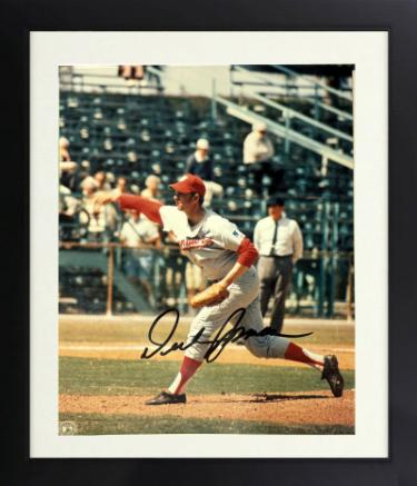 Dick Bosman signed Washington Senators MLB Licensed 8x10 Photo Custom Framing- COA (1974 No Hit)