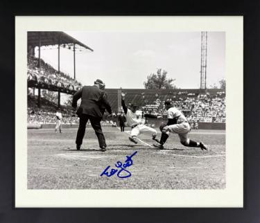 Ed Yost signed Washington Senators 8x10 Photo Custom Framing- COA/Show Ticket -The Walking Man