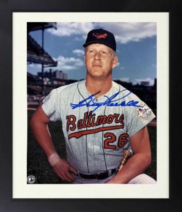 Boog Powell signed Baltimore Orioles MLB 8x10 Photo Custom Framing minor dings - COA- (AL MVP)