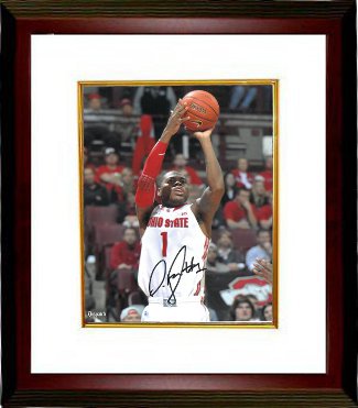 Deshaun Thomas signed Ohio State Buckeyes 8x10 Photo Custom Framing - COA
