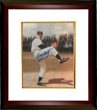 Bobby Shantz signed New York Yankees 8x10 Photo Custom Framing w/ 1958 WSC (World Series Champs)