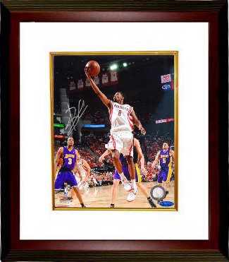 Aaron Brooks signed Houston Rockets 8x10 Photo Custom Framing - Tri-Star Hologram
