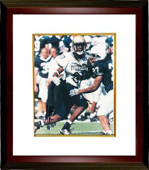 Antonio Bryant signed Pittsburgh Panthers 8x10 Photo Custom Framing - Famous Ink Hologram