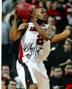 Ellis Myles signed Louisville Cardinals 8x10 Photo
