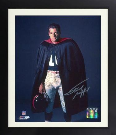 Frank Gifford signed New York Giants NFL Licensed 16X20 Photo Custom Framing- Leaf Authentics (in Cape)