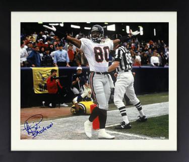 Andre Rison signed Atlanta Falcons 16X20 Photo Bad Moon Custom Framing- Schwartz Hologram