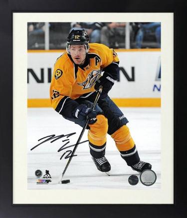 Mike Fisher signed Nashville Predators 8x10 Photo Custom Framing #12- COA