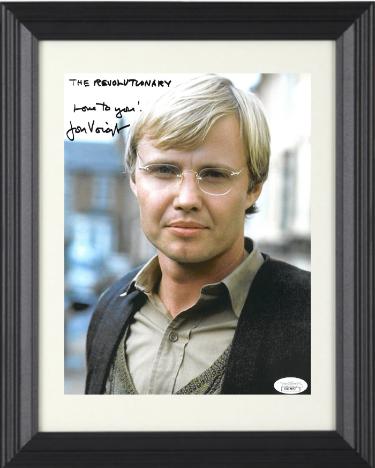 Jon Voight signed The Revolutionary 8x10 Photo Love to you! Custom Framing- JSA #DD32855