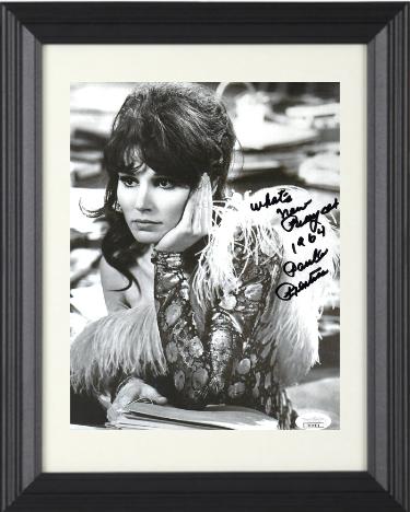 Paula Prentiss signed B&W 8x10 Photo What's New Pussycat 1964 Custom Framing- JSA #DD32870