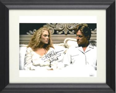 Kathleen Turner signed War of the Roses 8x10 Photo Custom Framing- JSA #DD39175 (w/ Michael Douglas)