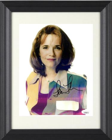 Lea Thompson signed 8x10 Photo Custom Framing- JSA #DD39231