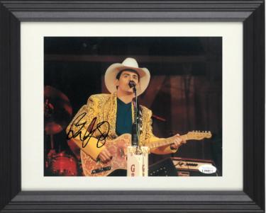 Brad Paisley signed 2002 Grand Ole Opry Induction 8x10 Photo minor imperfection Custom Framing- JSA #DD64581