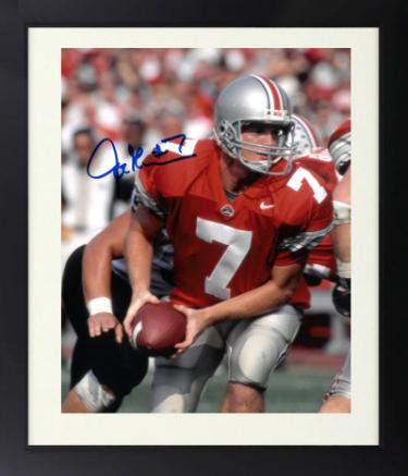 Joe Germaine signed Ohio State Buckeyes 8X10 Photo #7 Custom Framing- COA