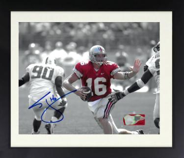 Craig Krenzel signed Ohio State Buckeyes NCAA Licensed Spotlight 8x10 Photo #16 Custom Framing- COA