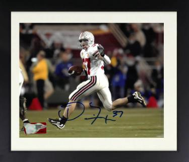 Dustin Fox signed Ohio State Buckeyes NCAA Licensed 8X10 Photo Custom Framing #37- COA