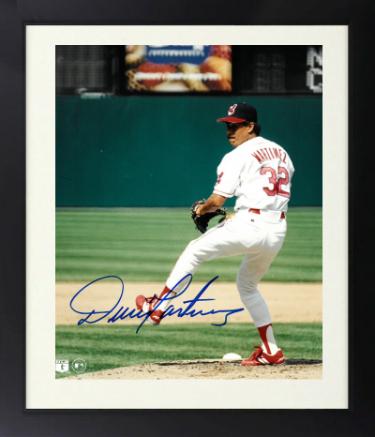 Dennis Martinez signed Cleveland Indians MLB Licensed 8x10 Photo Custom Framing- COA
