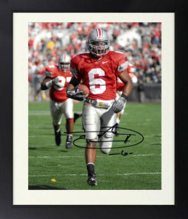 Tyler Everett signed Ohio State Buckeyes 8x10 Photo Custom Framing #6 - COA
