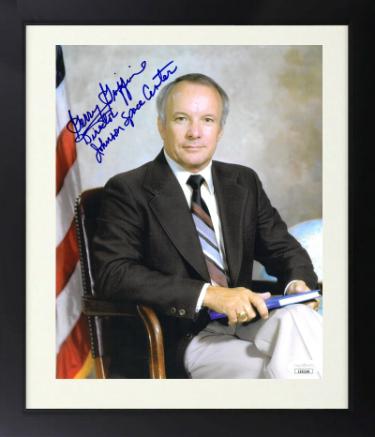 Gerry/Gerald Griffin signed Apollo 13 Flight Director 8x10 Photo Custom Framing Director Johnson Space Center- JSA